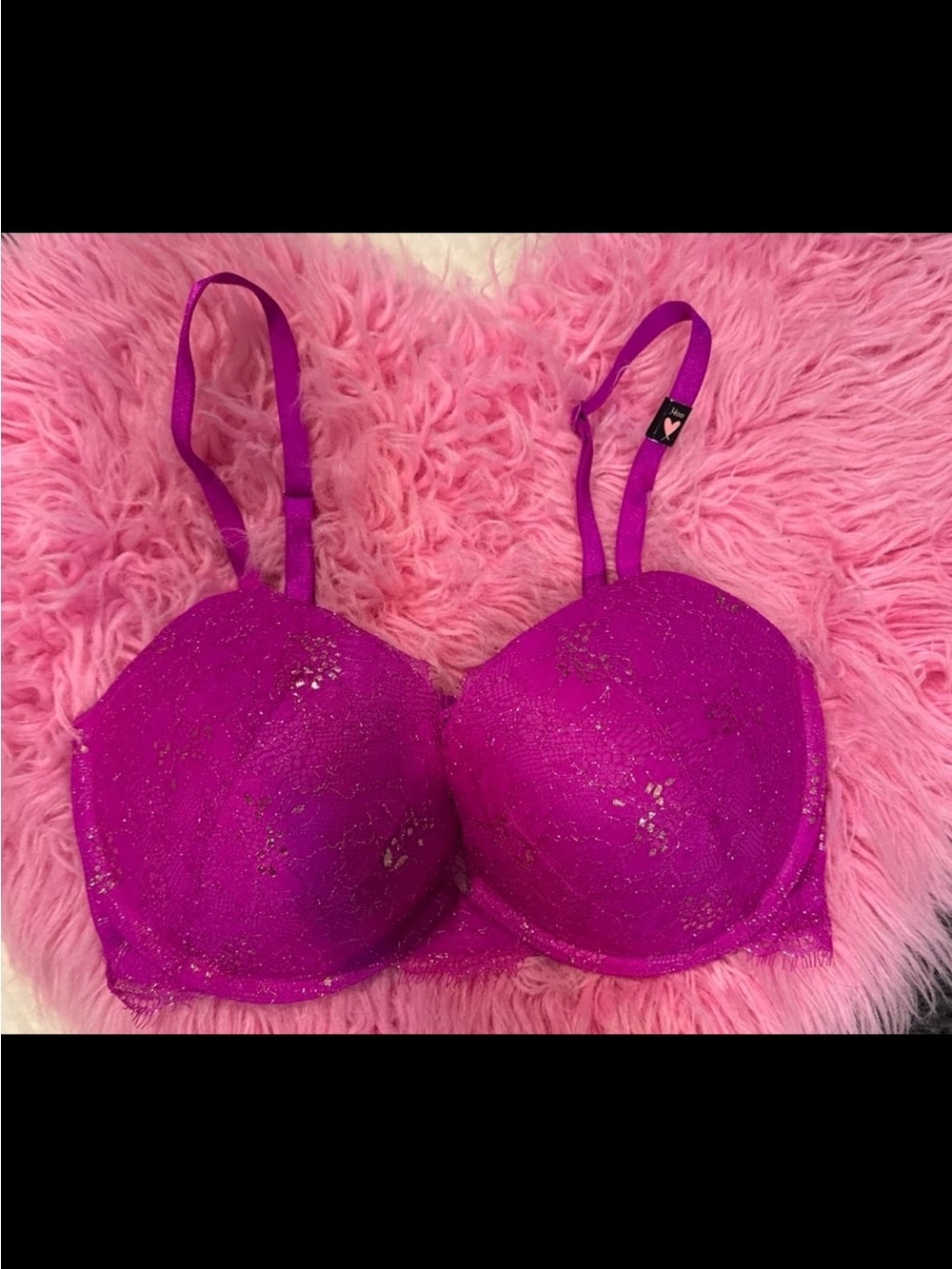 Victoria’s Secret sexy push up lace bra NWT 34DD